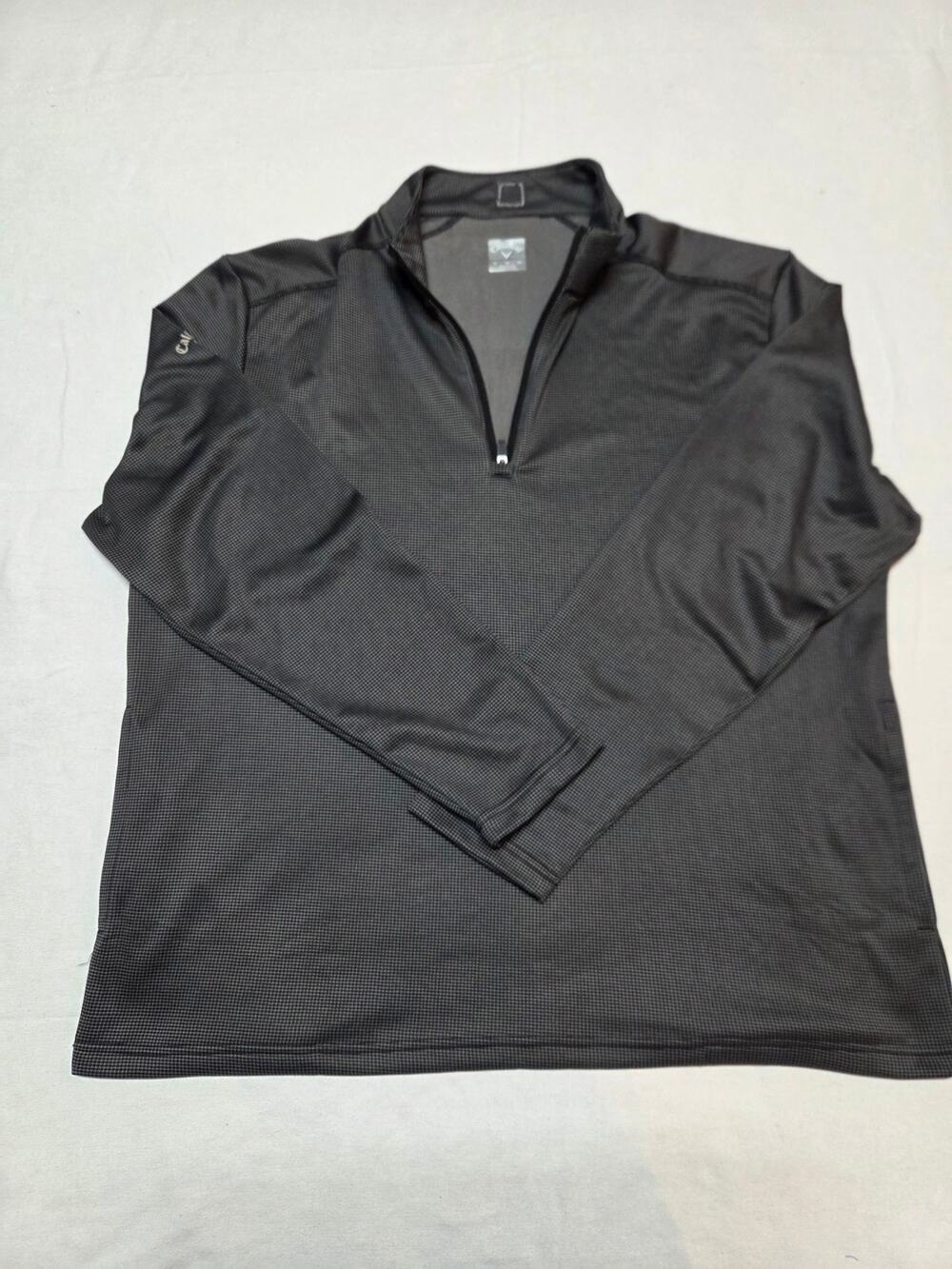 Callaway Gray Full-Zip Golf Jacket Great Pullover Size XL